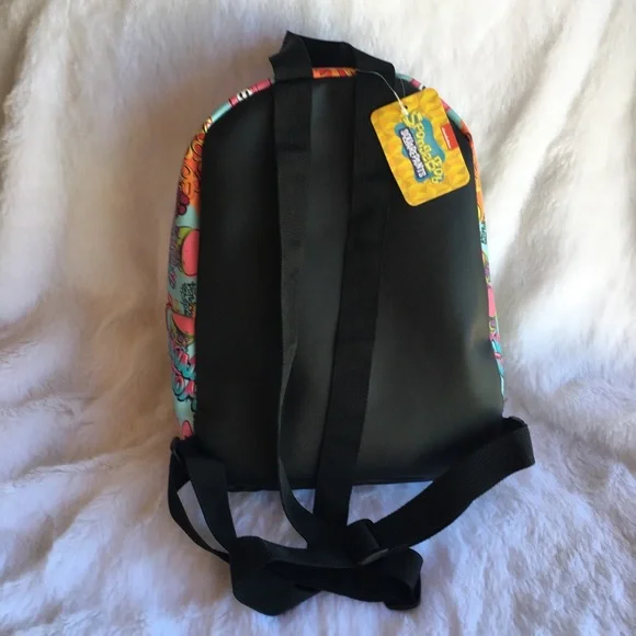 Bioworld Spongebob Squarepants Graffiti Print Mini Backpack NWT - Picture 3 of 7